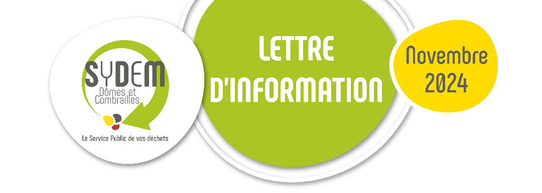 Sydem Dômes et Combrailles - Lettre d'information - Février 2024