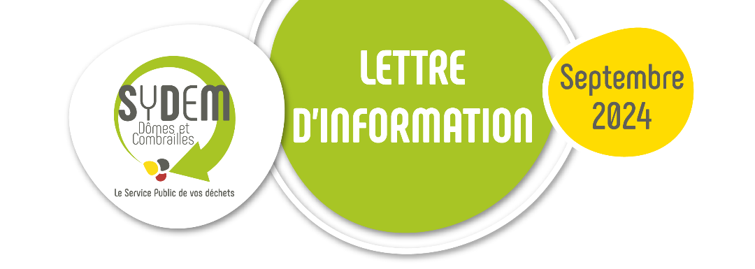 Sydem Dômes et Combrailles - Lettre d'information - Février 2024